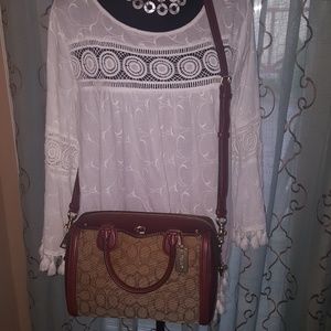 Coach Ivie Bennett Satchel, NWOT